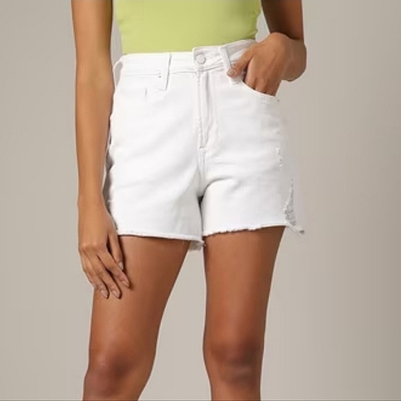 NWT GAP High Rise White Shorts Cheeky size 16 / 33 tall - Picture 3 of 8